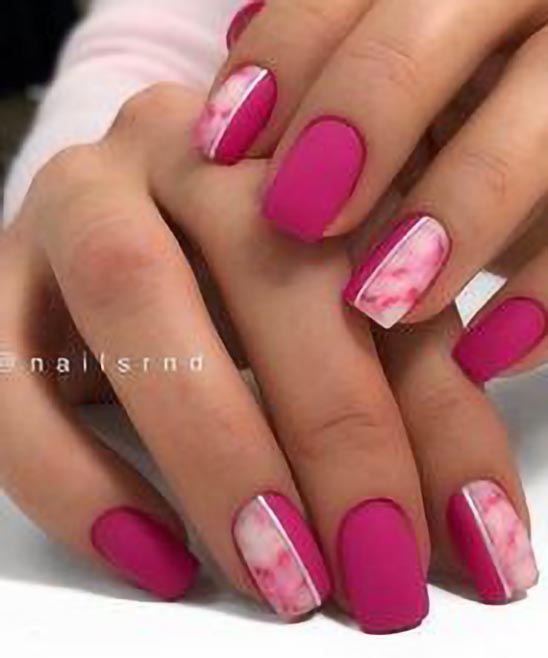 Summer Red Acrylic Nails Designs