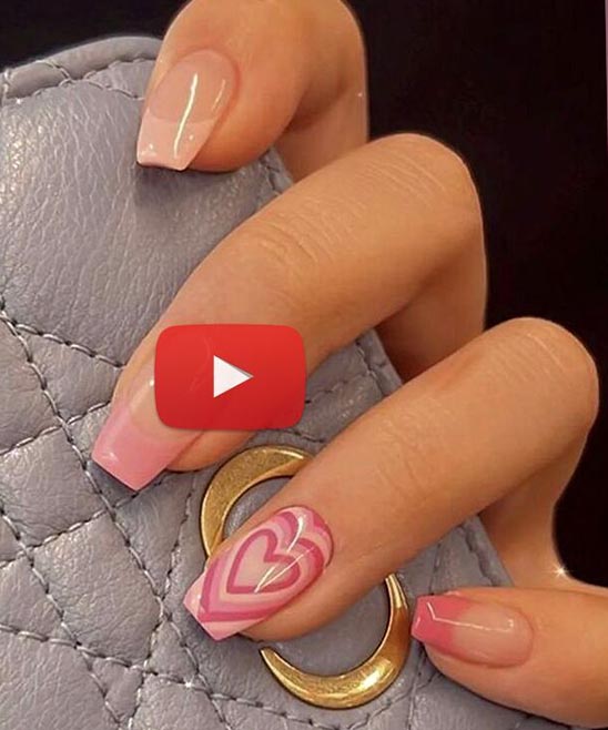 V FRENCH TIP COFFIN NAILS SHORT