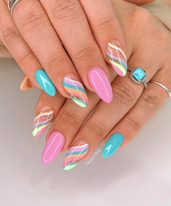 WHITE LONG ACRYLIC NAILS WITH DESIGN
