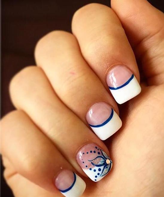 WHITE TIP DESIGNS FOR NAILS