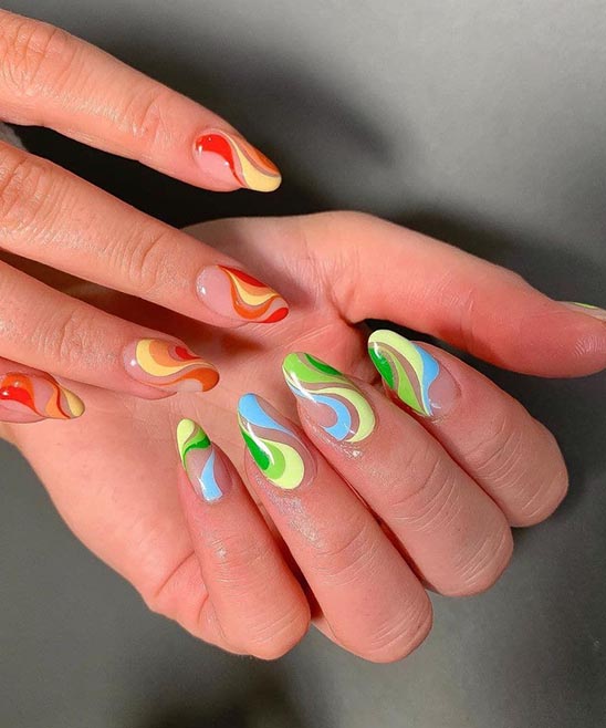 Winter Gel Nail Designs for Short Nails