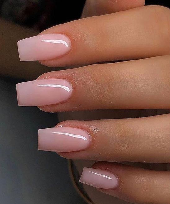 Acrylic Nails Coffin Ombre Pink