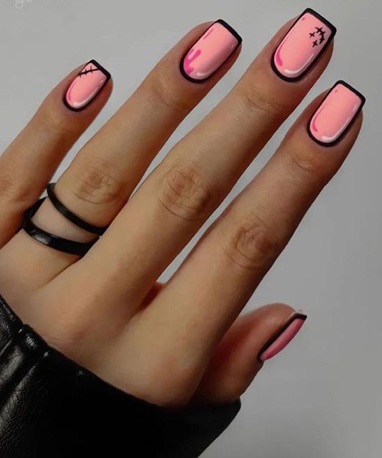 Acrylic Nails Ideas Coffin Pink