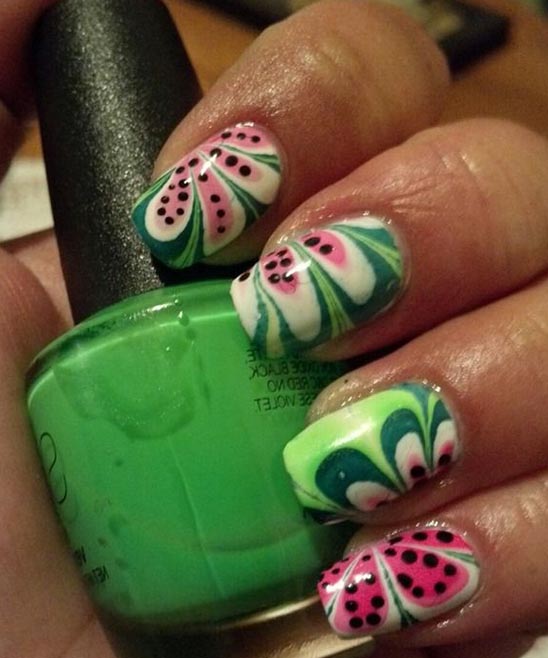 Acrylic Nails Marble