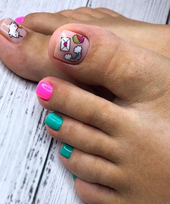 Acrylic Toe Nail Designs
