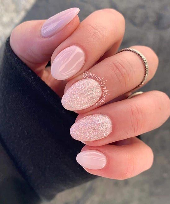 Almond French Nails Design