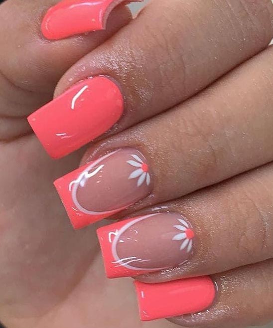 Almond French Nails Design