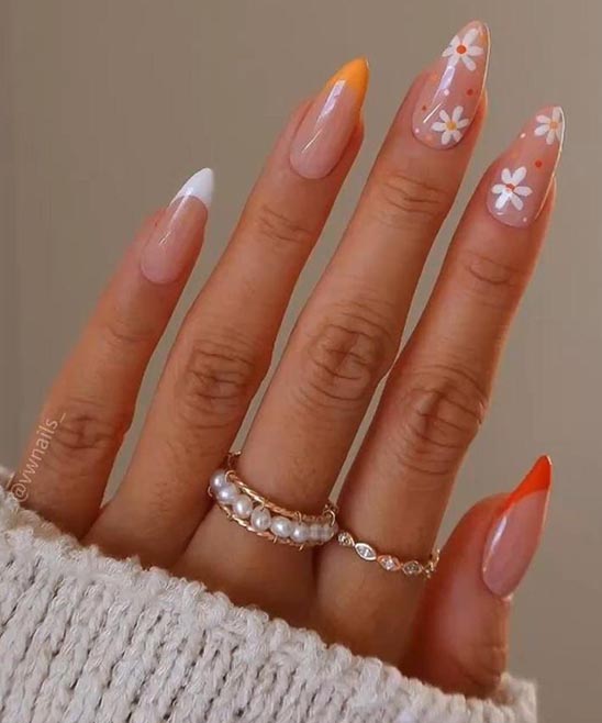 Almond Shape Acrylic Nails Designs