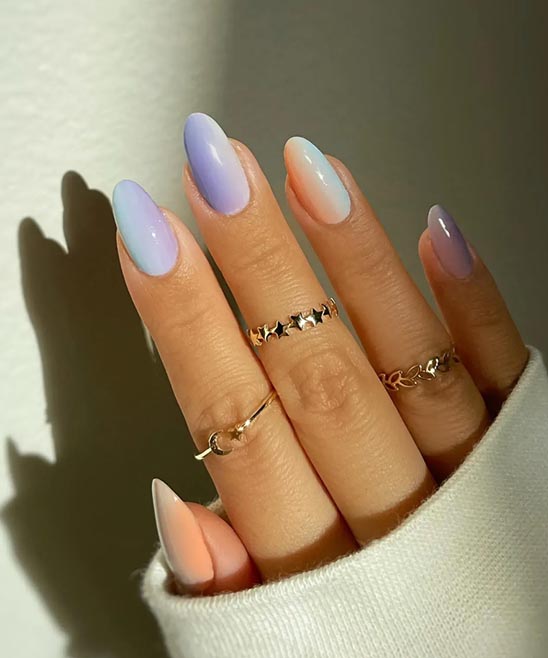 Almond Shaped Nails With Designs