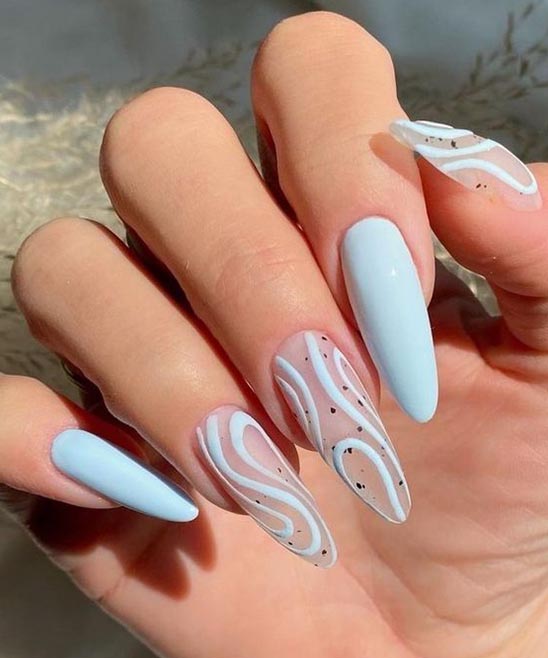Baby Blue Nails Designs