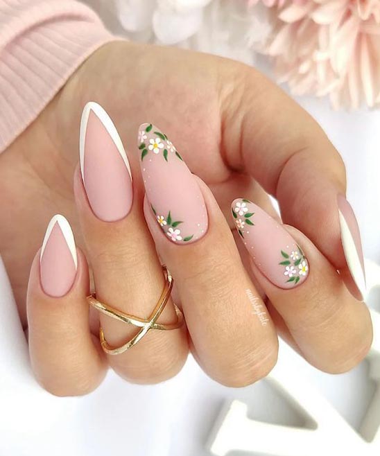 Baby Pink Almond Nail Designs