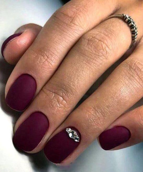 Barry M Matte Nail Paint Burgundy Crush