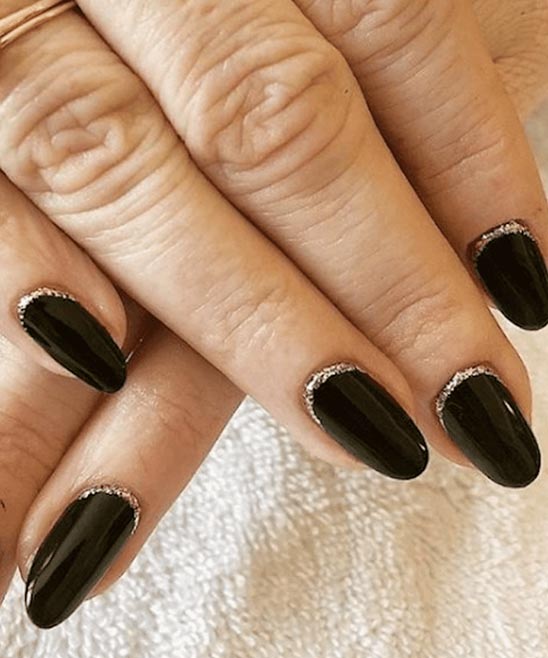 Edgy and Dramatic Black Nail Polish Designs - TailoringinHindi