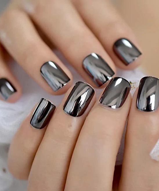 Black Polish Toe Nail Designs