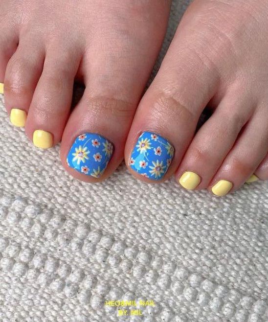 Black Toe Nail Designs