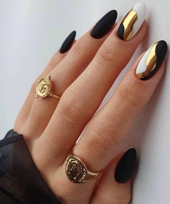 Black and Gold Nails 2023