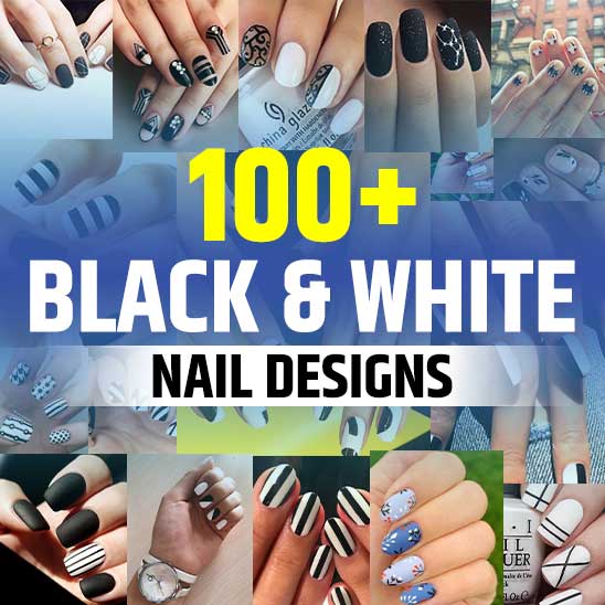 Black and White Nails