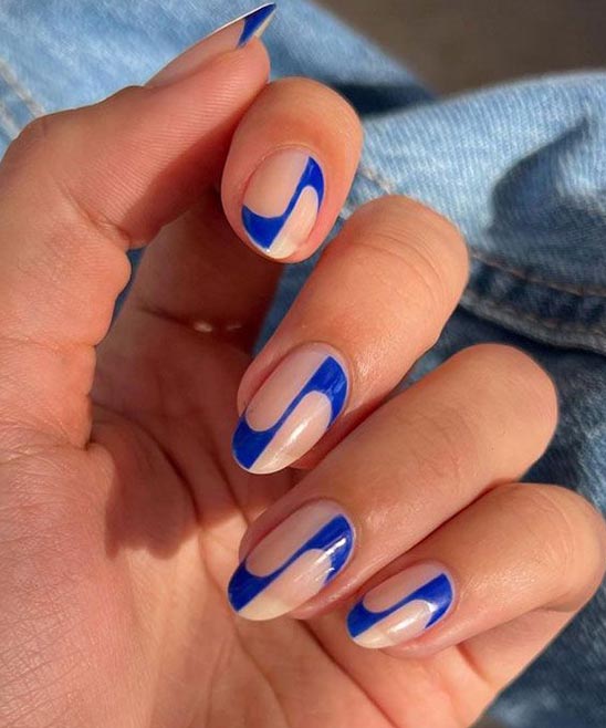 Blue and White Nail Designs 2023