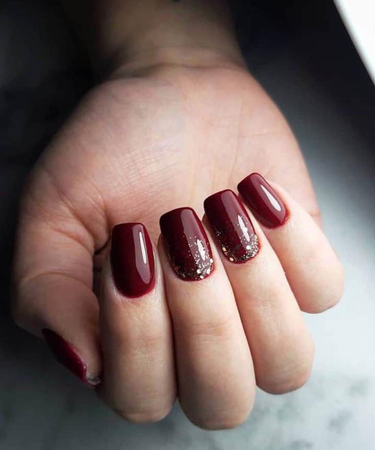 Burgundy Acrylic Nail Ideas