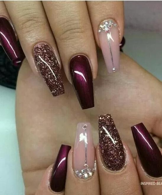 Refined Burgundy French Tips for a Stunning Look - TailoringinHindi