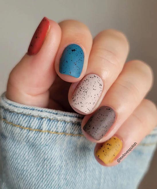 Burgundy Matte Nails With Diamonds