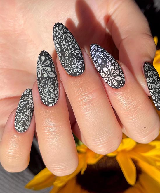 Burgundy Matte Stiletto Nails