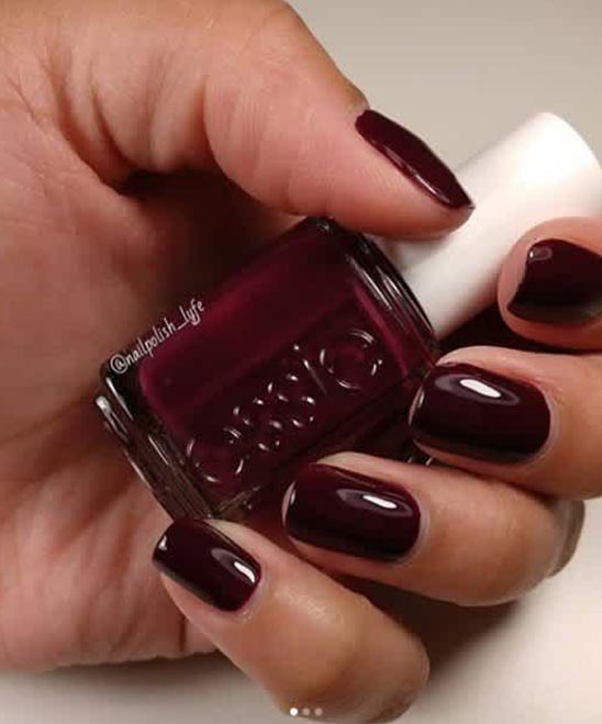 Burgundy Nail Color Ideas