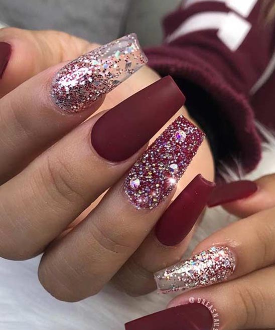 Burgundy Nail Color Ideas
