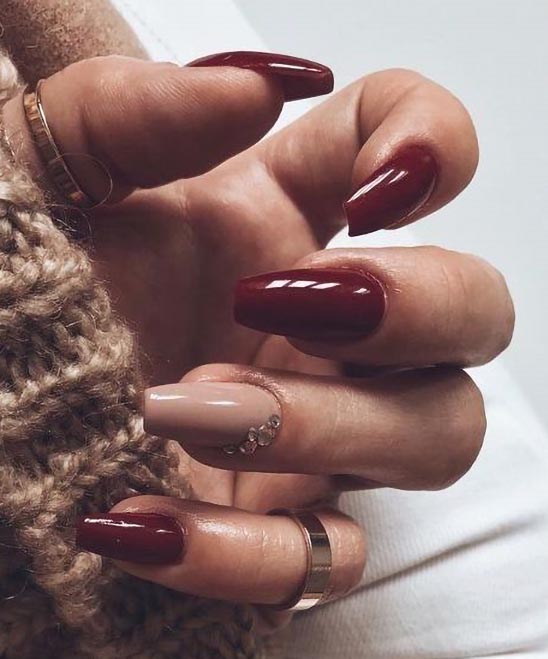 Burgundy Nail Design Ideas