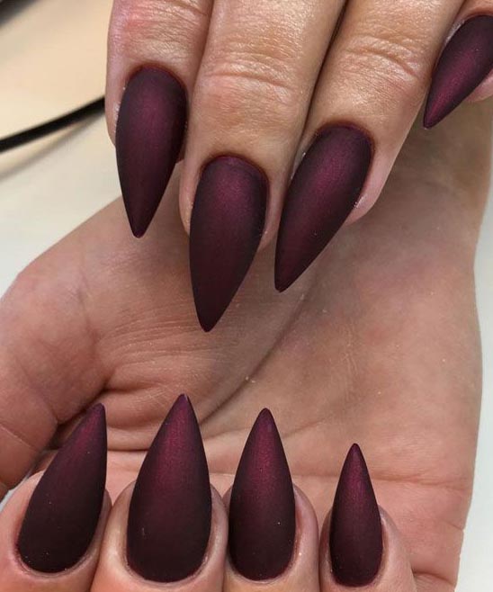 Burgundy Nails Ideas