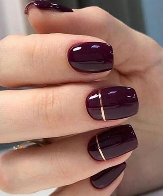 Burgundy Wine Nail Color