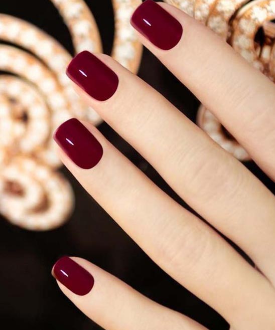 Burgundy Wine Nail Color