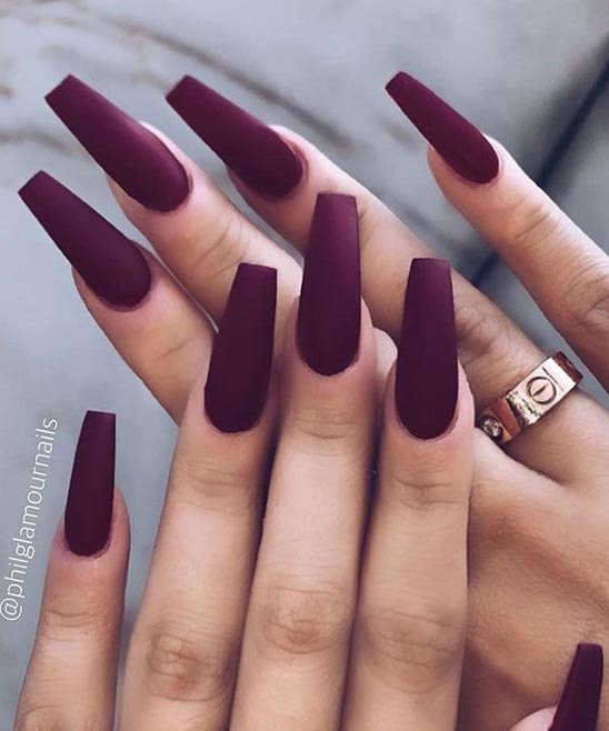 Burgundy and Gold Toe Nails