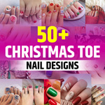 Christmas Toe Nails Designs