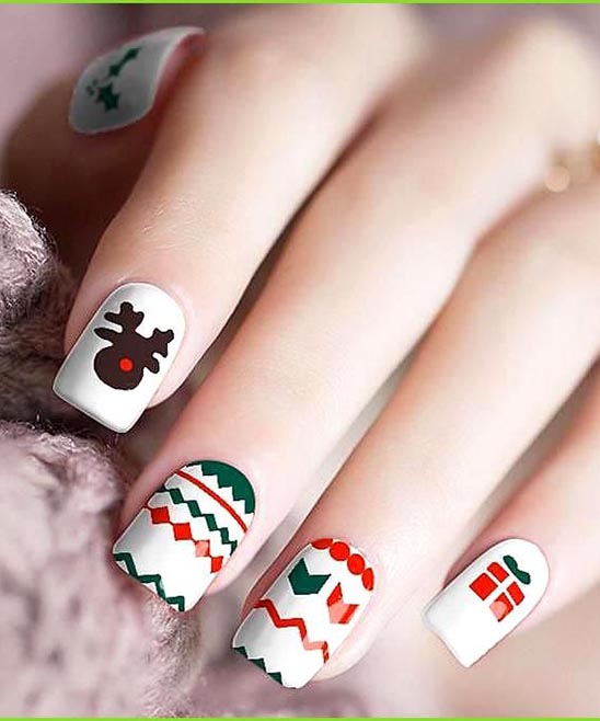 Christmas Tree Toe Nails Designs Easy