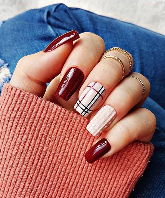 Classy Coffin Nail Style for Thanksgiving