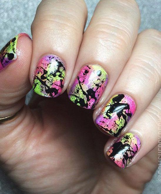 Coffin Marble Nails