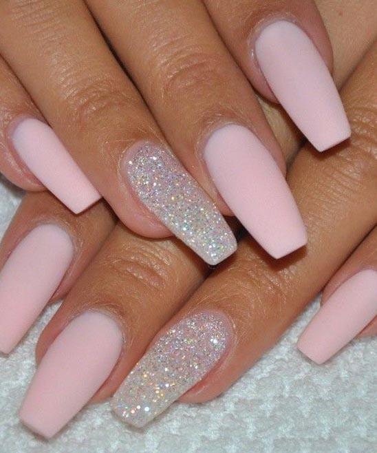 Coffin Nails Ombre Pink