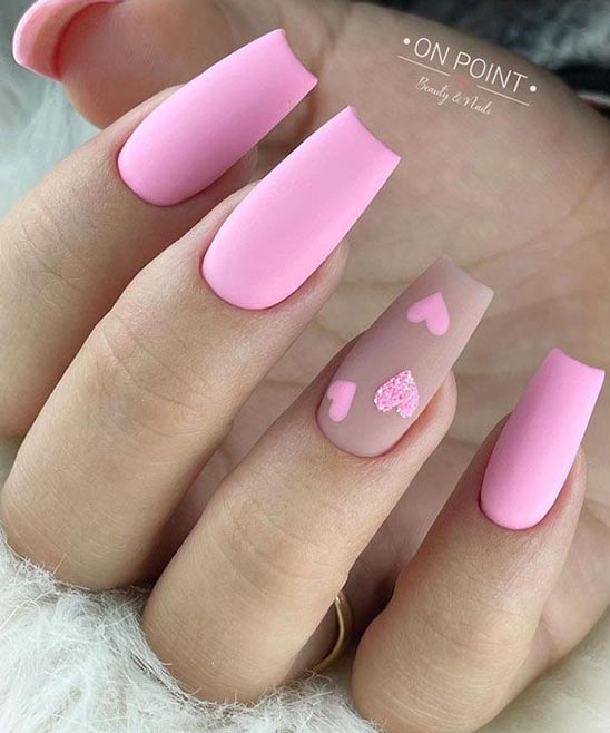Coffin Nails Pink