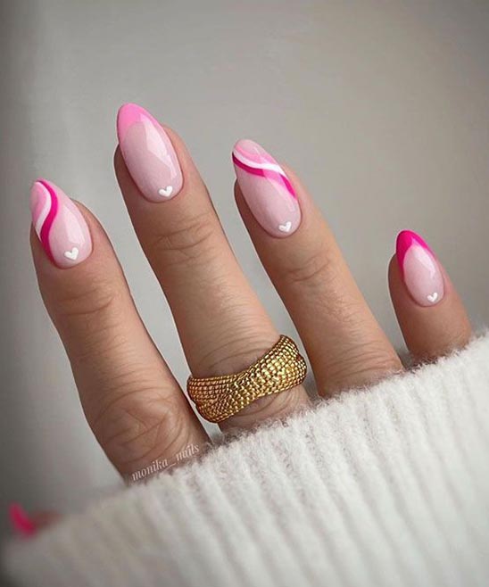 Color French Tip Nail Designs