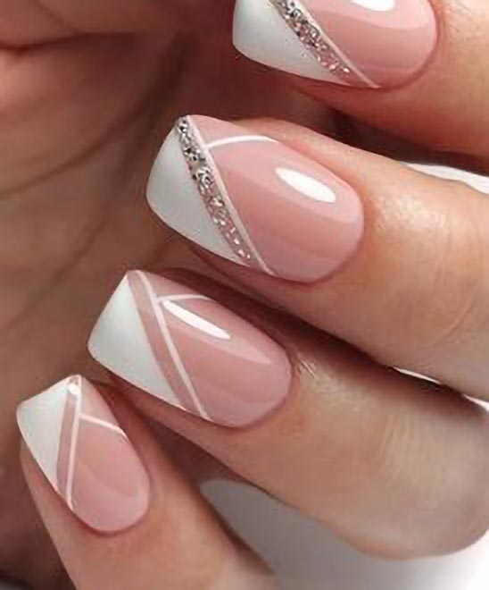 Colored French Tip Nail Designs