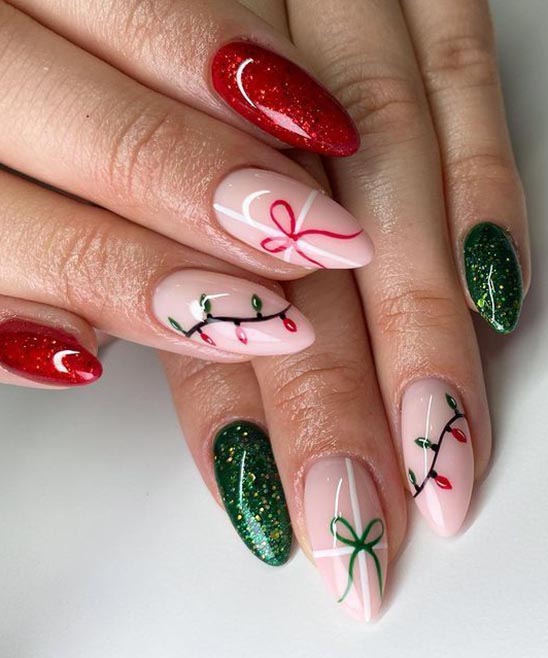 Cool Easy Nail Designs for Christmas