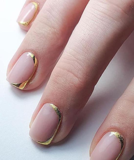 Cute Acrylic French Tip Nail Designs with Flowers