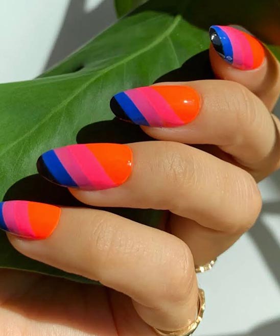 Cute Acrylic French Tip Nail Designs