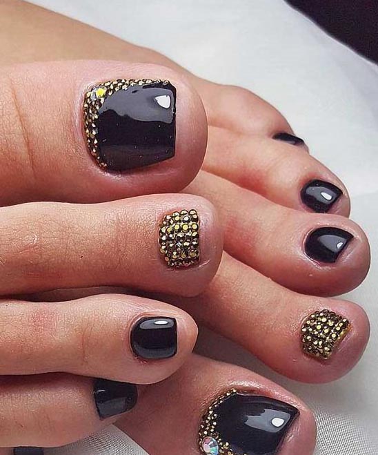 Cute Blue Toe Nail Designs