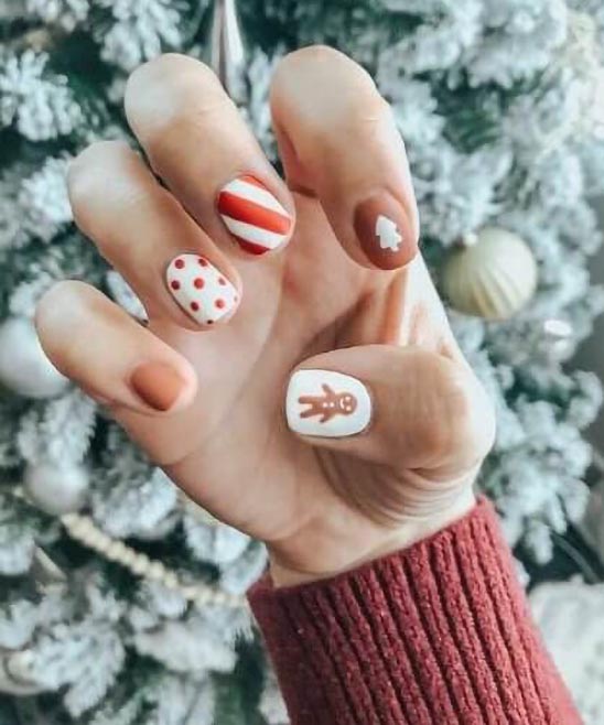 Cute Easy Nail Designs for Christmas