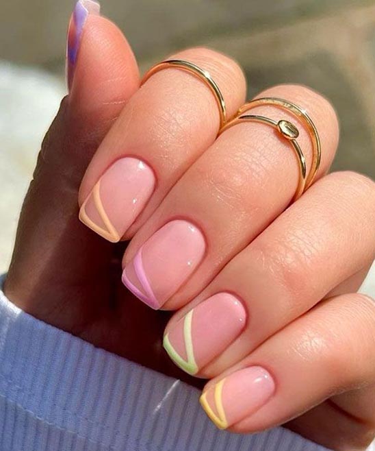 Cute French Tip Acrylic Nail Designs