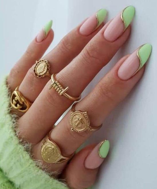 Cute Green Nail Designs