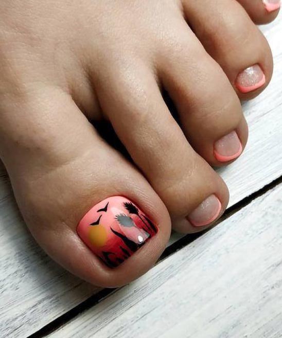Cute Halloween Toe Nail Designs