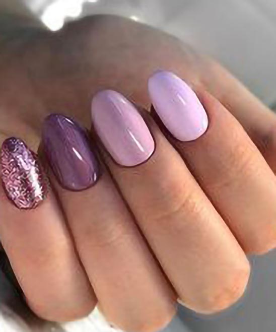 Cute Light Purple Nail Designs